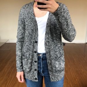 Madewell Marled Cotton Cardigan